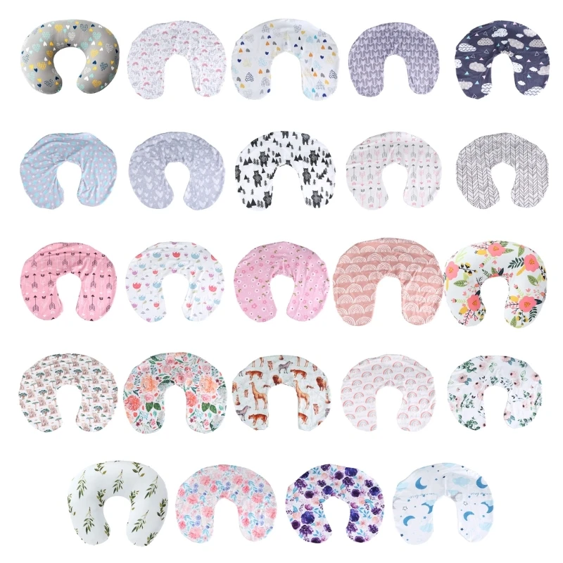 Detachable Nursing Pillow Cover Newborns Bedding U-Shape Nursing Pillow Covers