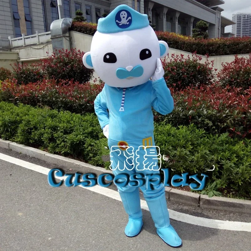 Christmas Movie Octonauts Barnacles & Kwazii Peso Shellington Dashi Professor Inkling Tweak Mascot Costumes Adult Size For Perf