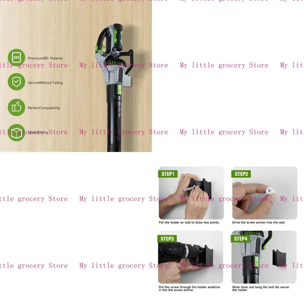 D5BD Plastic Blower Brackets Wall Organizers Secure Garage Storage Mount For Power Garden Tool