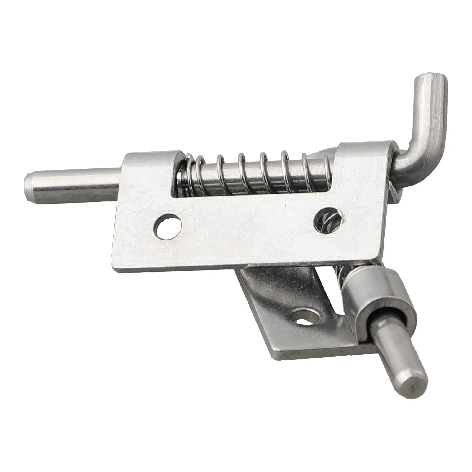 Brand New Close The Door Firmly Latch Pin Furniture Latches 304 Stainless Steel Cabinets Silver Spring Loaded Latch Pin