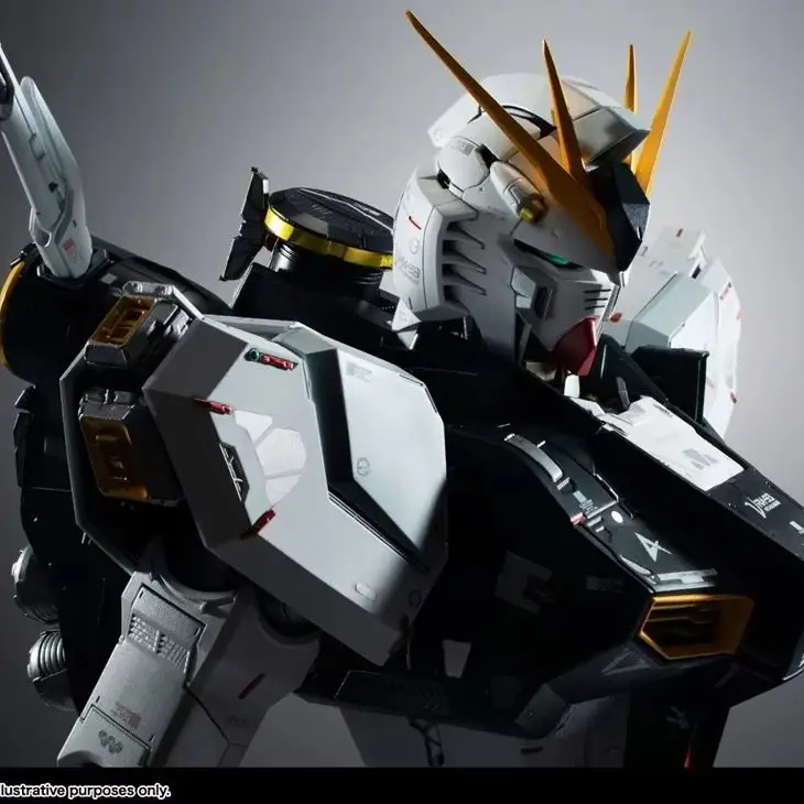 In Stock Original Bandai RX-93 Nu Gundam Alloy Figure Ver 37cm Gundam Collectible Display Toy Desktop Decoration Gifts For Fans