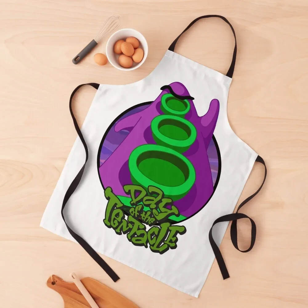 Day of the Tentacle Apron For Girl kitchen clothes Chef jacket men Apron