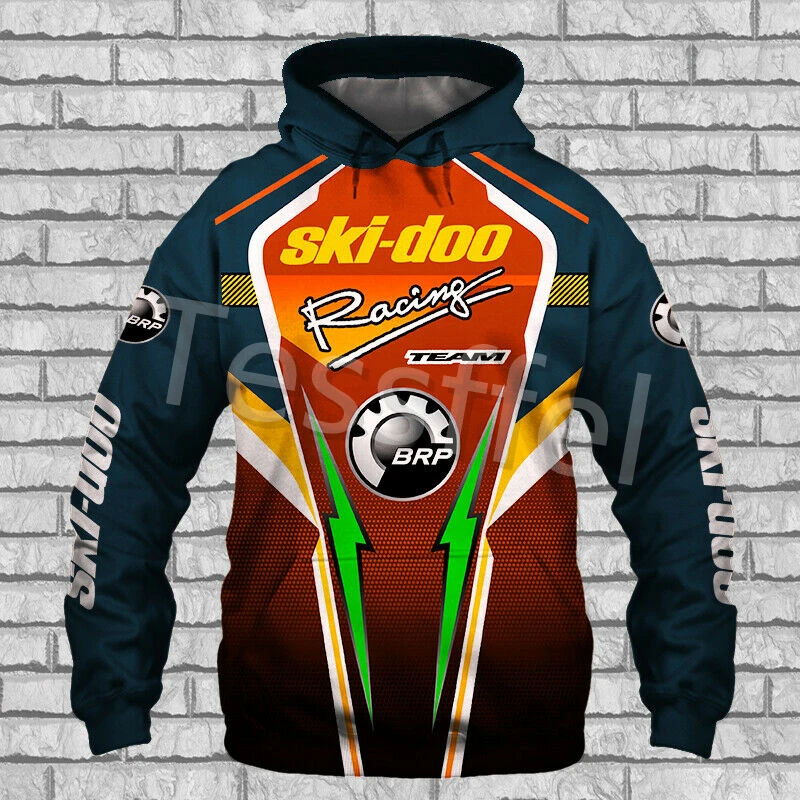 2024 New Can-am 3D Printed New Fashion Men's Hoodie Personality Zipper Jacket Motorcycle Unisex Hip Hop Sportswear