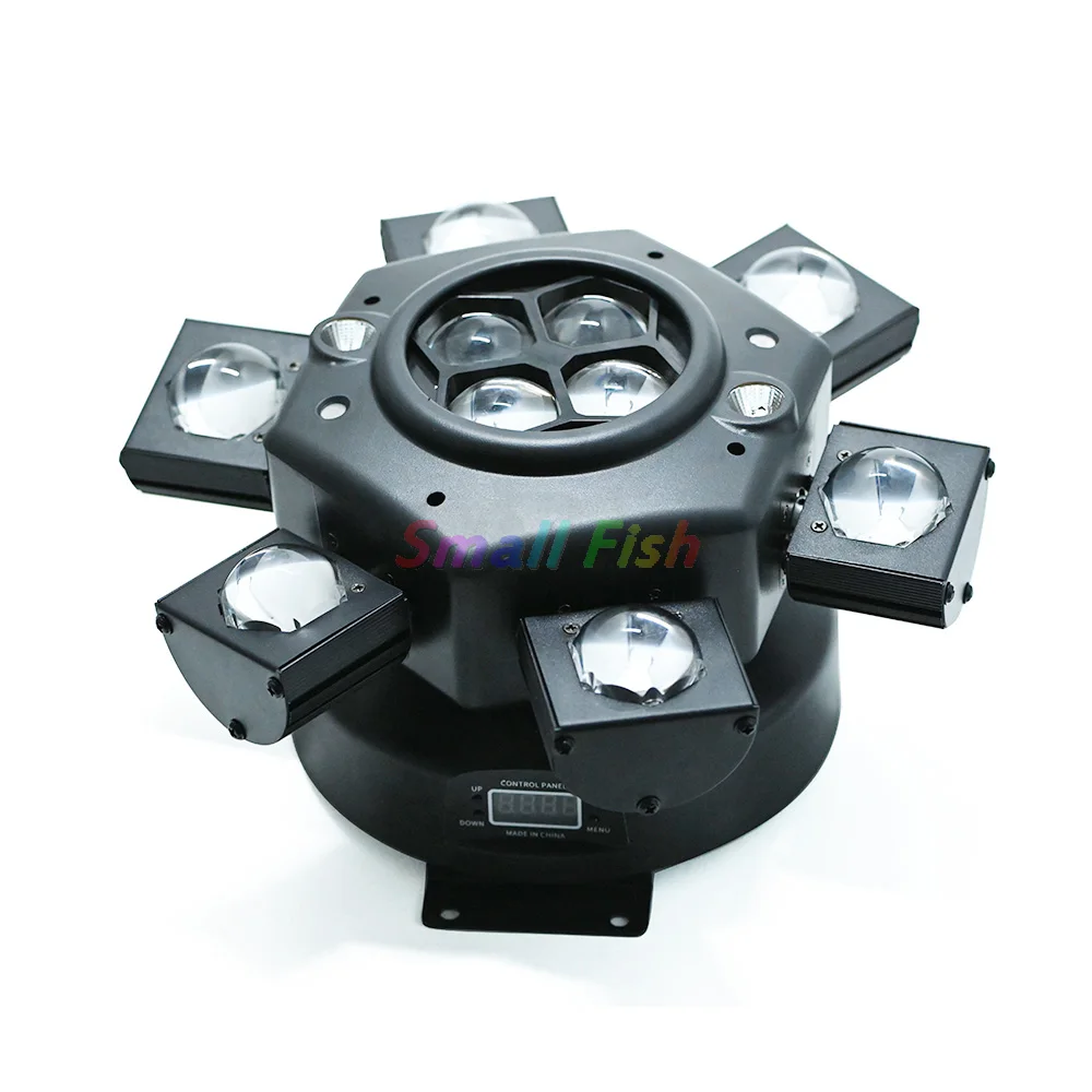 Imagem -03 - Moving Head Stage Lights para Decoração de Casamento Lâmpada de Grânulo com Laser rg Feixe Estroboscópico 4in Efeito Dmx Música Novo Rgbw 10x10w