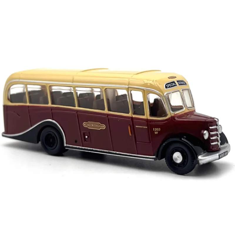 Diecast 1:120 Scale 120OB001 Bus Alloy Automobile Model Exquisite Finished Product Simulation Toy Collection Gift