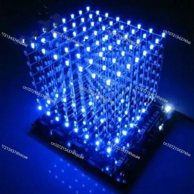 

Набор для самостоятельного изготовления светового куба 3D8 (573 + 2803 + 5a60s2) 8*8*8 Набор световых кубов, материалы для отправки