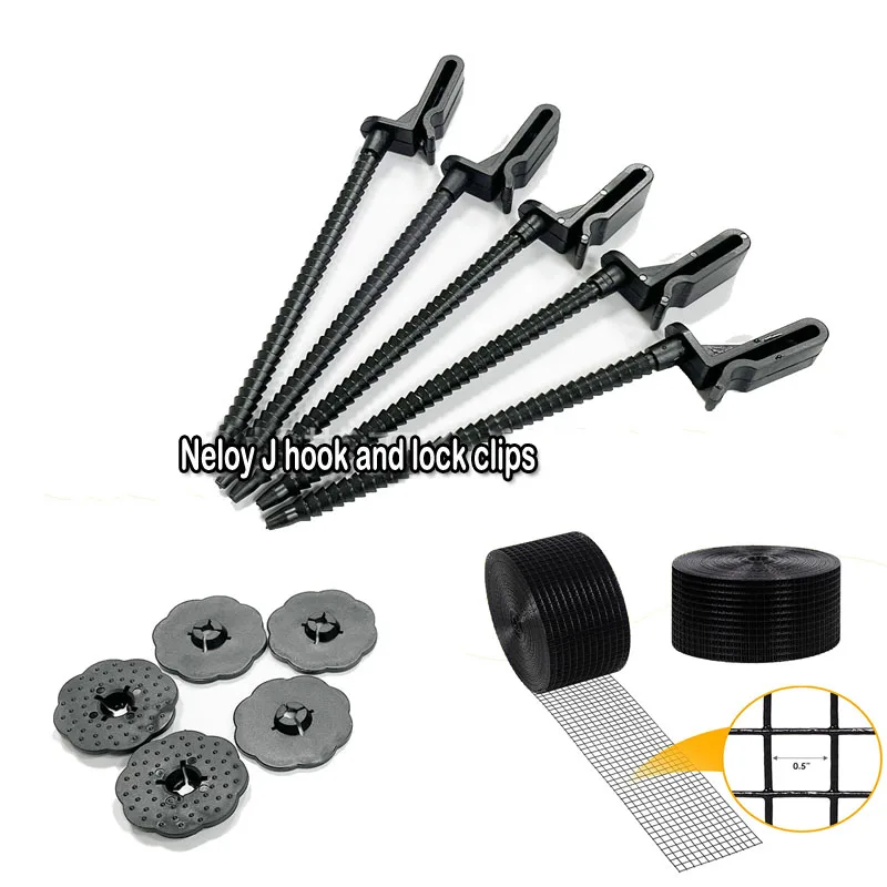 Imagem -03 - Guarda de Pássaro de Nylon Durável Prendedor de Controle j Hook Clips Anti Pigeon Bird Mesh no Painel Solar 100 Conjuntos
