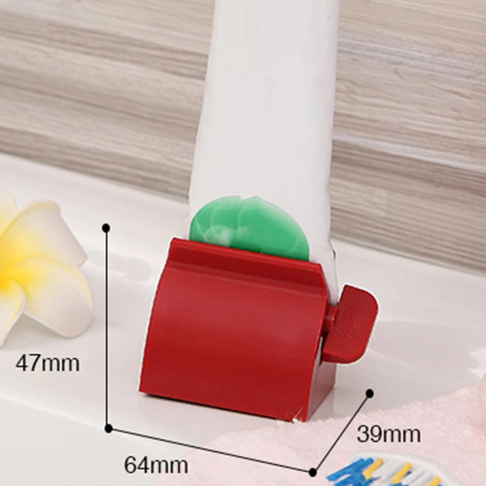 

Toothpaste Squeezer Dispenser Rolling Wheel Holder for Cosmetics Lotion Paint High Quality Plastic Home Use 30% Waste Reduction