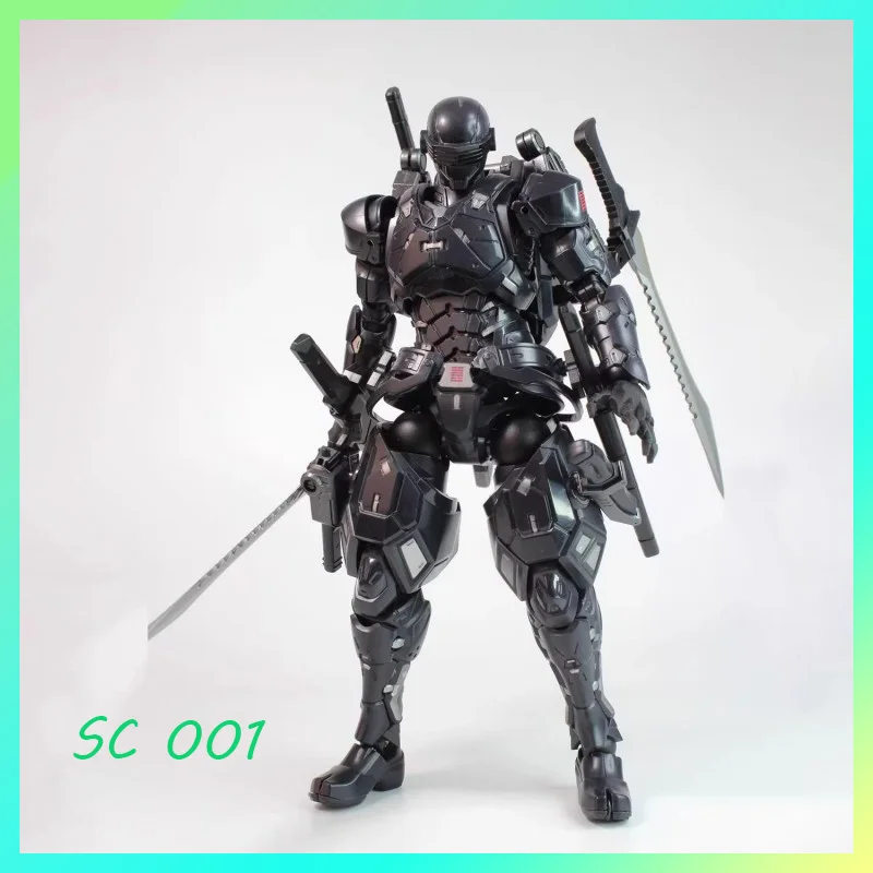 

【IN STOCK】Collectible Play SC001 Special Forces Snake Eyes Super Black Warrior Finished Figure Fully Painted Articulated