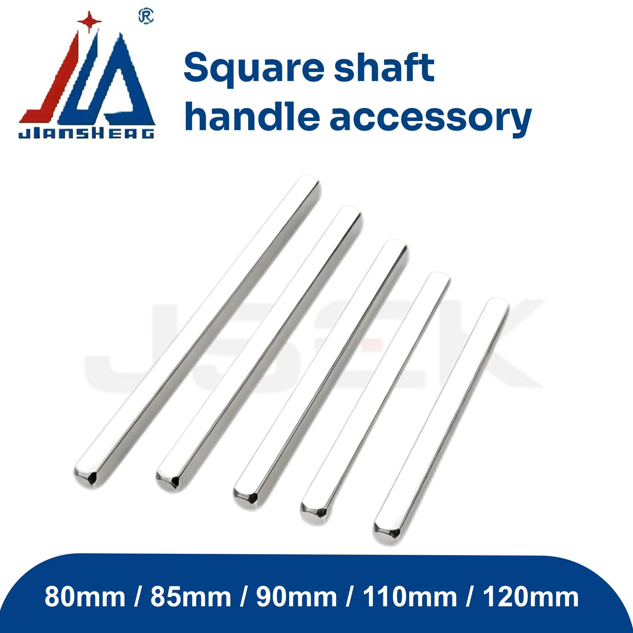 304 Stainless Steel Square Spindle Window Handle Hardware Kit Fit Casement Sliding Windows - Durable Replacement Parts