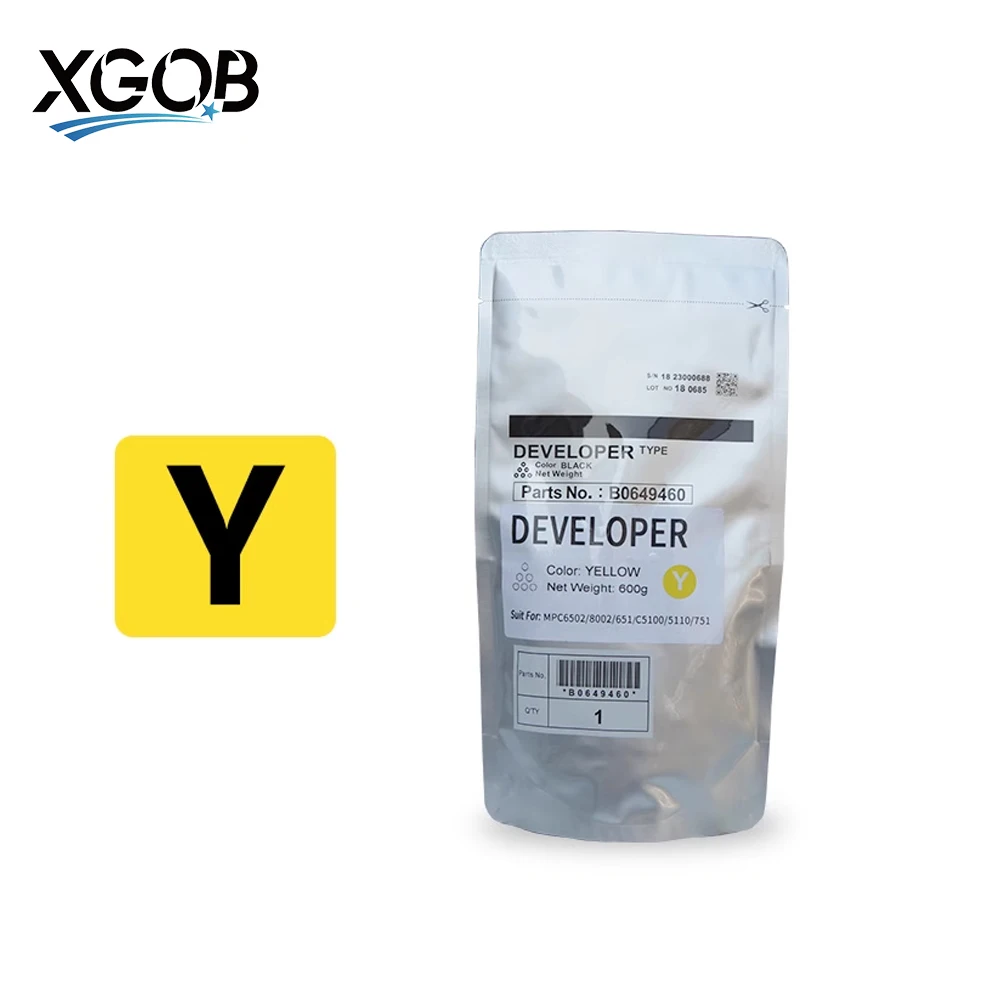 1PCS/600g MPC8002 Developer Powder For Ricoh MPC6502/5110/5100/5200/651/751/7501 Premium Quality High Compatible Secure Fusing
