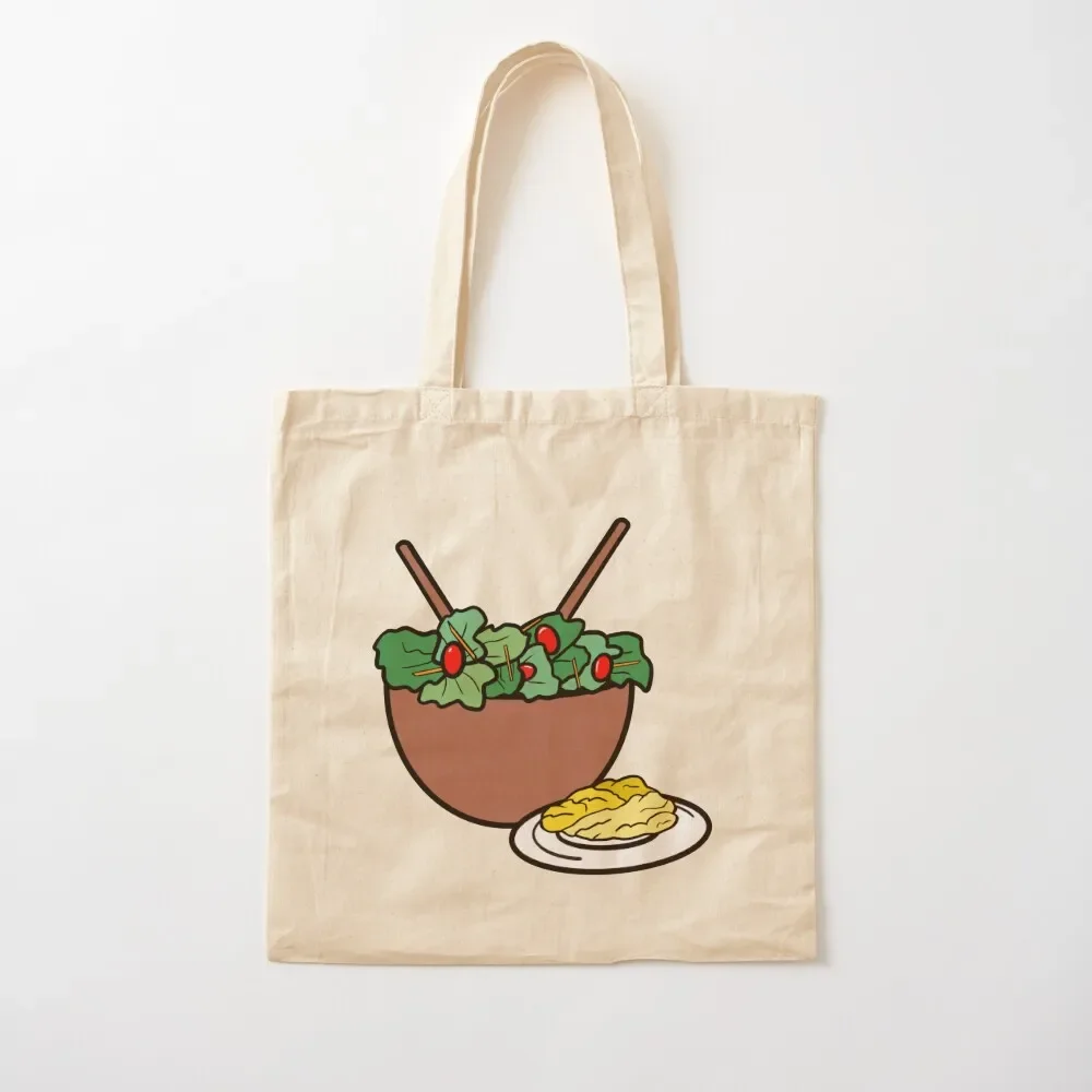 Tossed Salads and Scrambled Eggs Tote Bag shopping cart bags university shopper bag Fabric bag