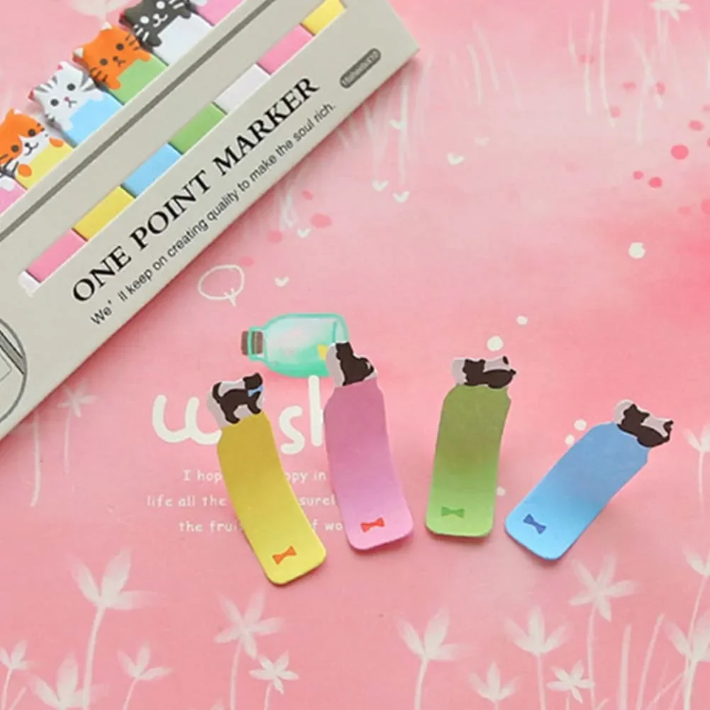 Lovely Stationery Mini Portable Gift Office Home Paper Cats School Memo Pad Animal Multi Color Memo Book