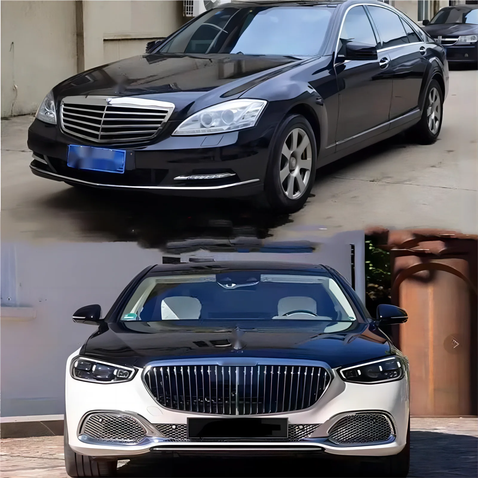T-New Arrival for W221 05-13 Car Parts Exterior Interior Body Kit Hood Headlights Taillights Bumper Grille to W223  S680