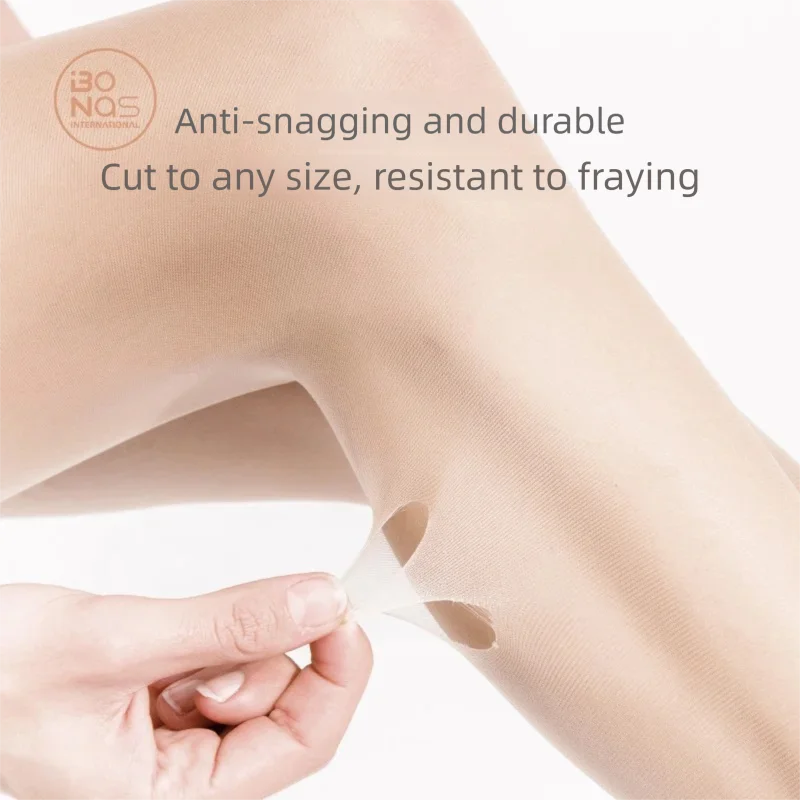 BONAS شفافة T المنشعب جوارب طويلة مرونة ملمس لطيف عارية يشعر الجوارب جوارب المسيل للدموع مقاومة المرأة مثير جوارب