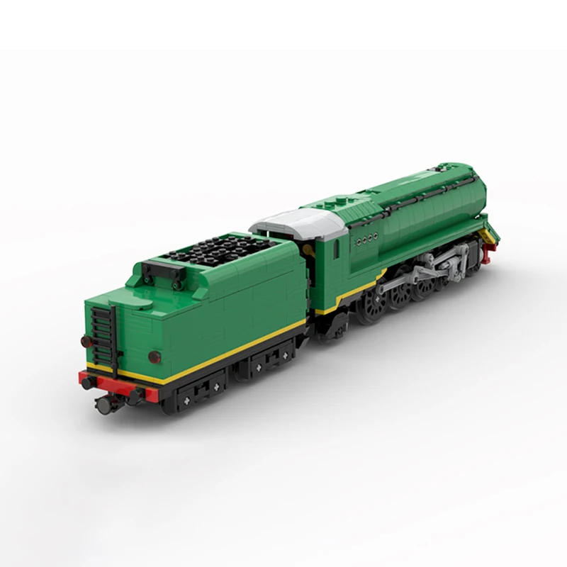 Railway Transport Series New South Wales C38 class Steam Locomotive MOC Building Blocks Vehicles Kid's Bricks Toys Xmas Gifts ﻿