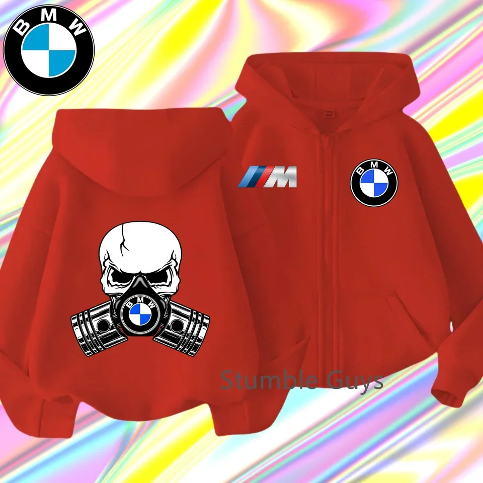 

BMW Kids Zipper Hoodie Autumn Clothes Winter Boys Girls Warm Casual Sweatshirt Sporty Casual Jacket​