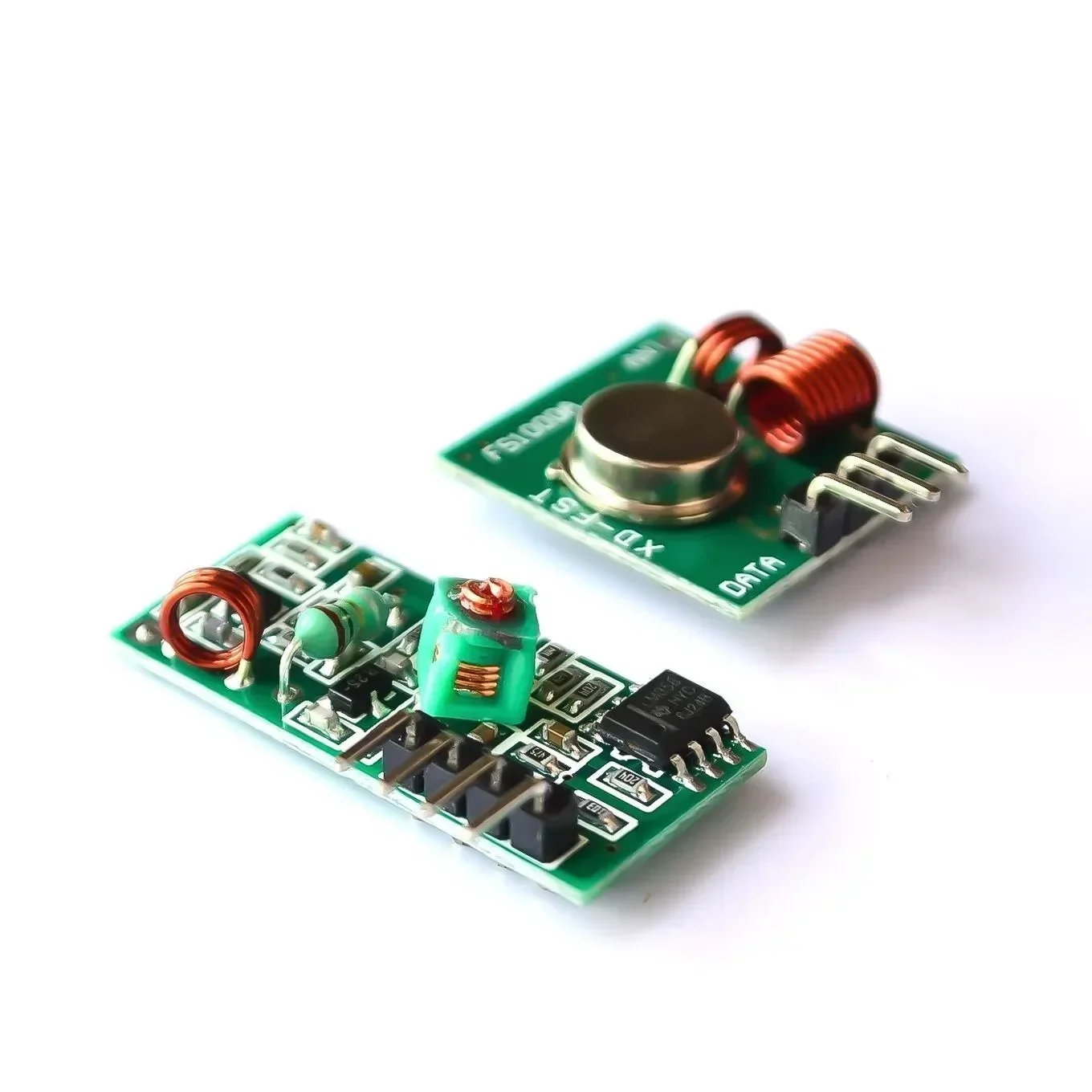 10pair/lot RF wireless receiver module & transmitter module board Ordinary super- regeneration 315/433MHZ DC5V (ASK /OOK)