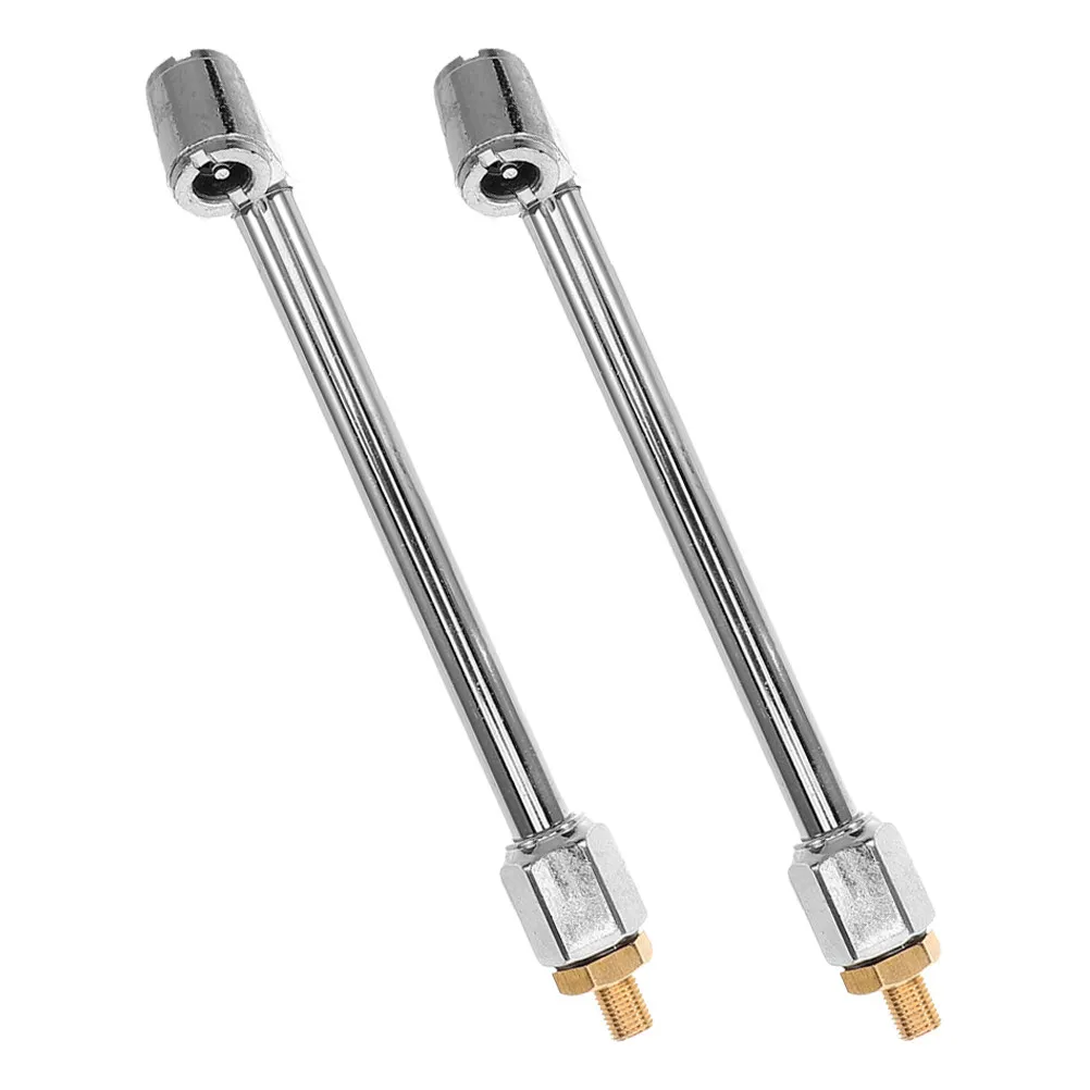 2Pcs Tire Inflation Nozzle Set Heavy Duty Air Chuck for Car Motorcycle Quick Connect Air Compressor Adapter Tire Inflator