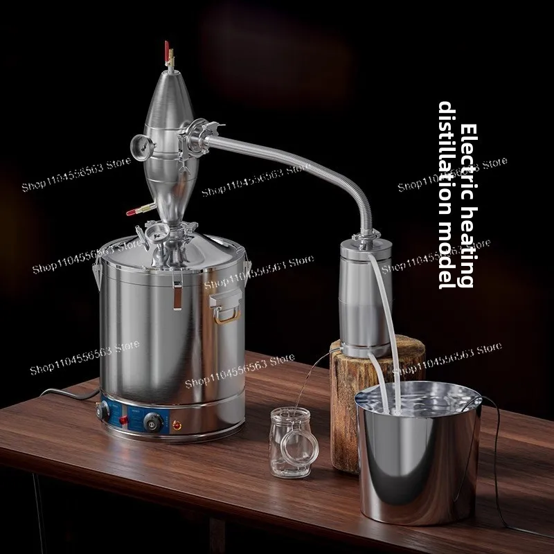 New Home Small-Scale Wine Brewing Machine – Automatic Distillation & Fermentation All-in-One Alcohol Distiller