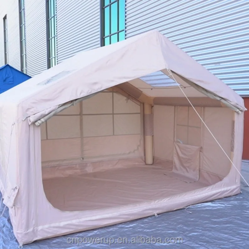 

XMSJ Quick Setup Waterproof Inflatable Camping Tent 420D Oxford PVC Coated One Bedroom Design Foldable Portable 5-6 People Capac