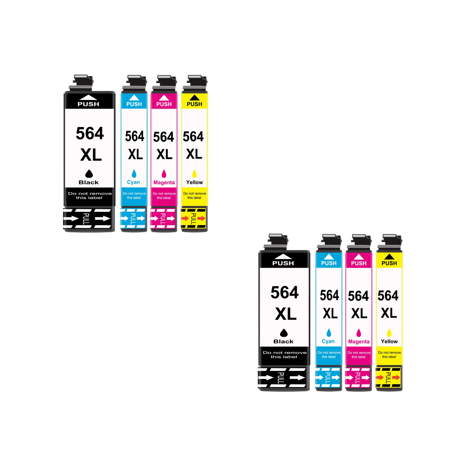 for hp 564 xl Photosmart D5445 D5460 D5463 D5468 C5324 C5370 C5373 C309a B109a B110a HP564XL Compatible Ink Cartridge