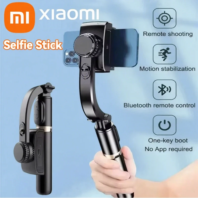 Палка для селфи Xiaomi 1045 мм, беспроводной Bluetooth, светодиодный заполняющий светильник, расширенный штатив с дистанционным затвором для мобильного телефона Android IOS