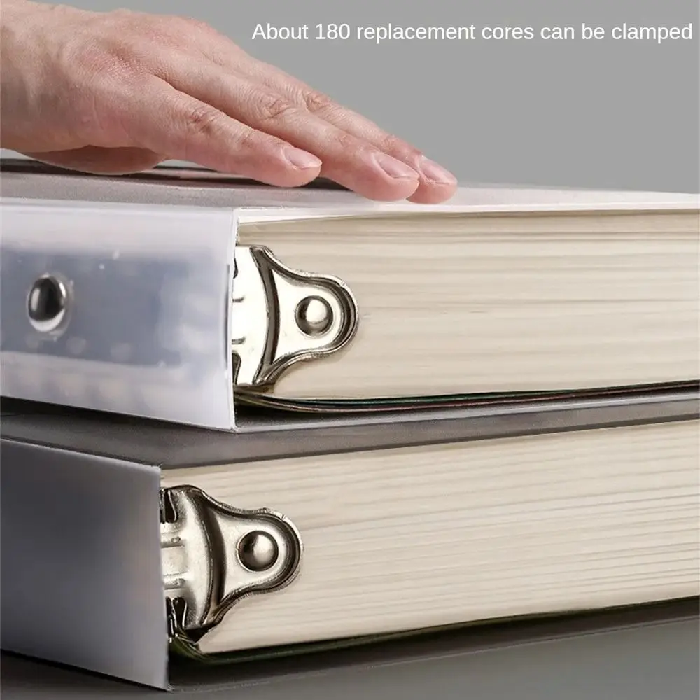 1Pcs Only Shell Binder Cover A4/B5/A5 Loose-Leaf Notebook Shell Waterproof Transparent Inner Core Cover