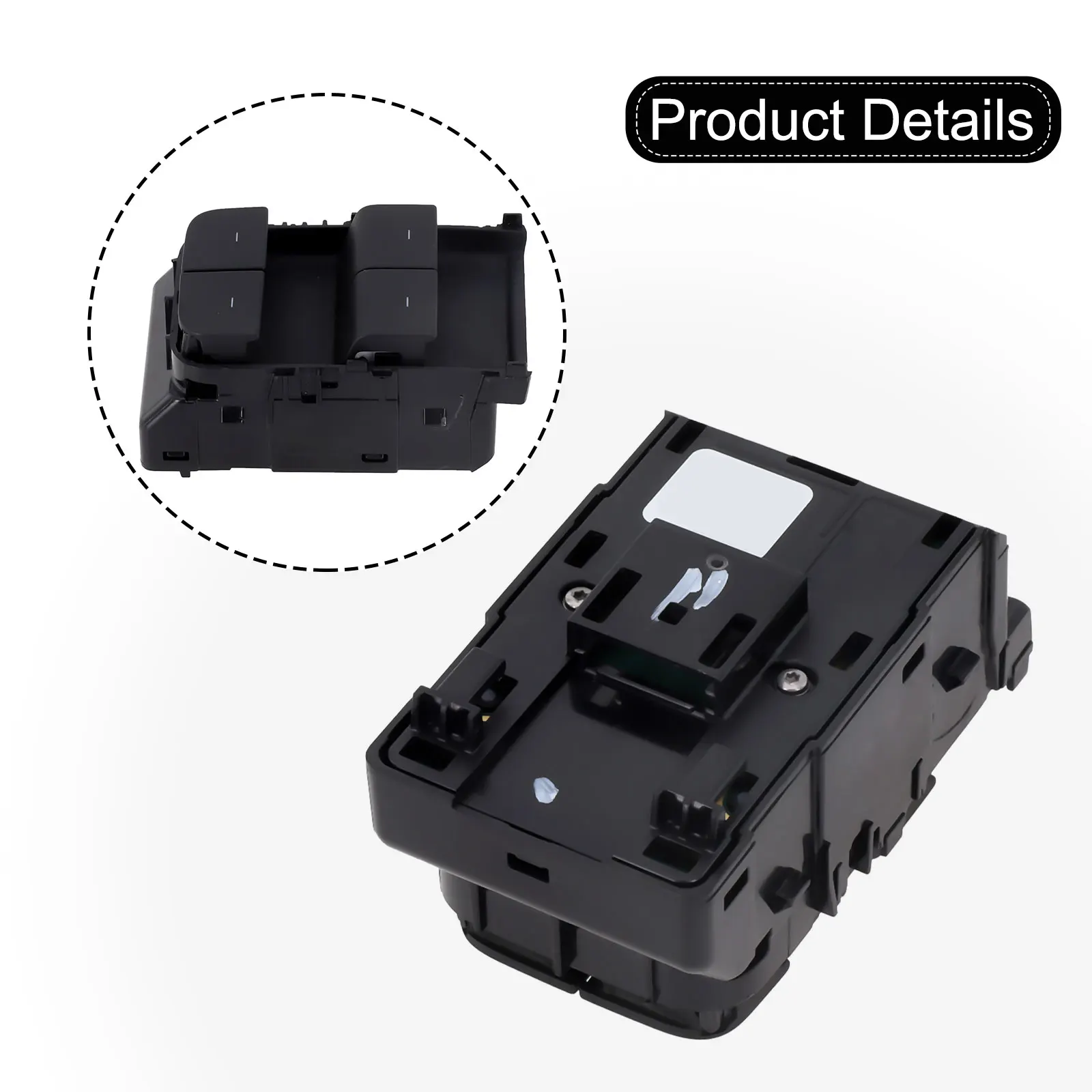 

Convenient New Practical Glasses Switch Power Fitment For Model Y Matte Black Power Glasses Switch 1081037-02-G