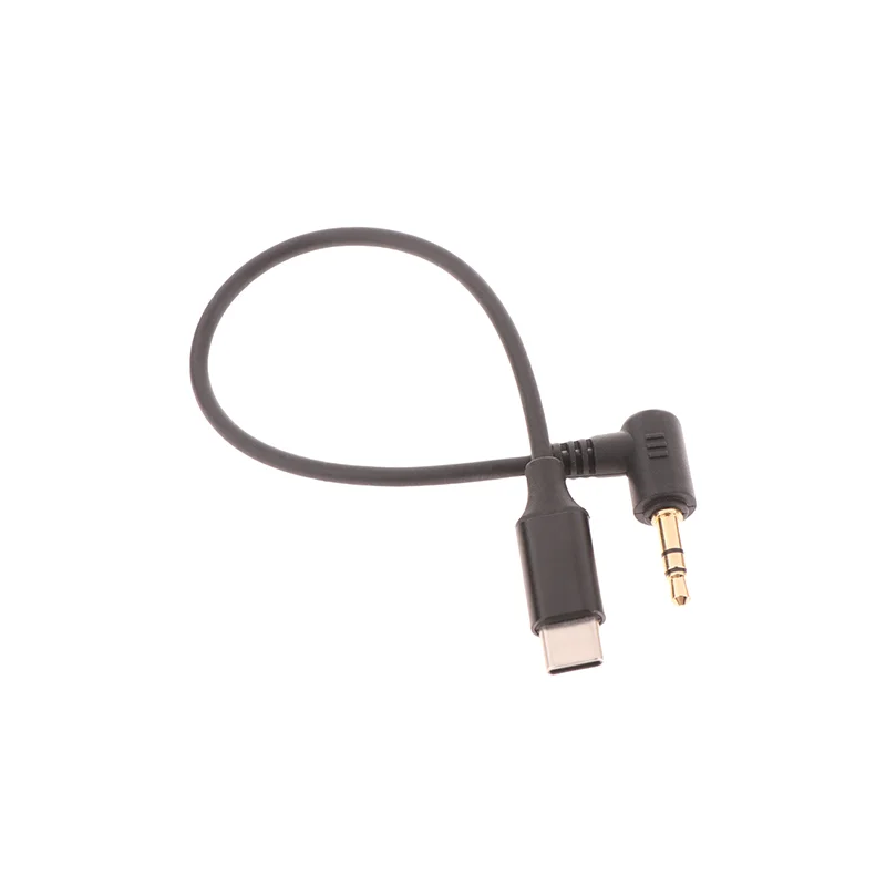 15 Plus Pro Max & Mic 2 Compatible Adapter Cable; 3.5mm TRS to Type-C with Radio Collar Clip-On Mic