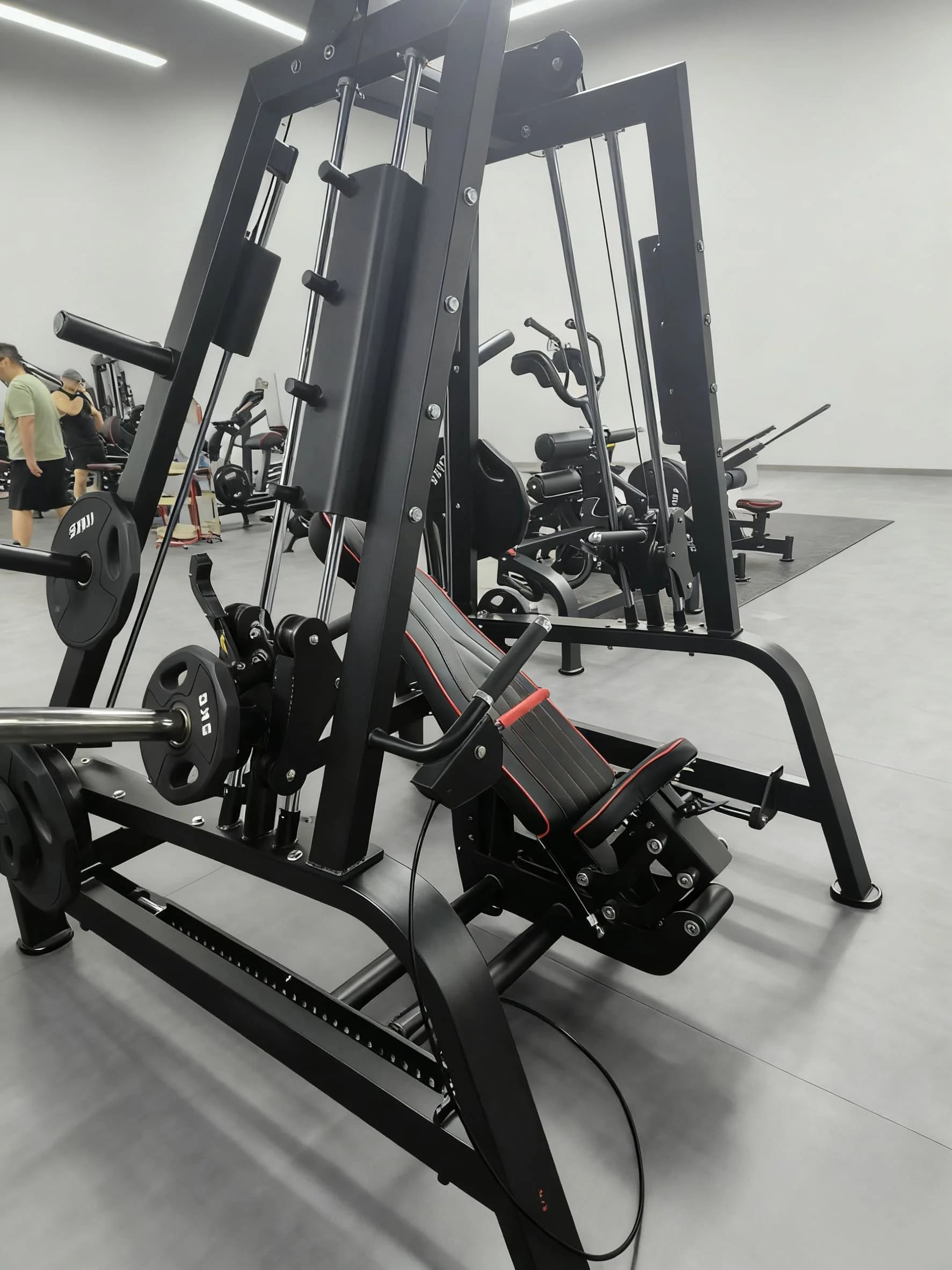 Commercial Plate Loaded Gym Multifunctional Power Smith Dual System Upper Tower Super Incline Shoulder Press Smith Machine