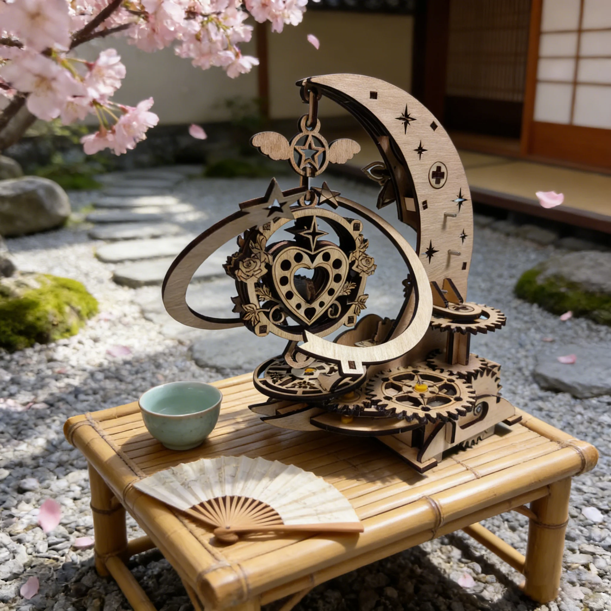 Midsummer Night 3D houten puzzel, schaalmodel, doe-het-zelf-modelbouwset, handgemaakt cadeau, woondecoratie, montagespeelgoed