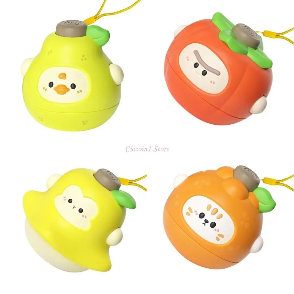 

Y1UB Kids образовательный гироскоп -спиннер Top Toy Toy Fruit Theme Theme Вращение гиропа