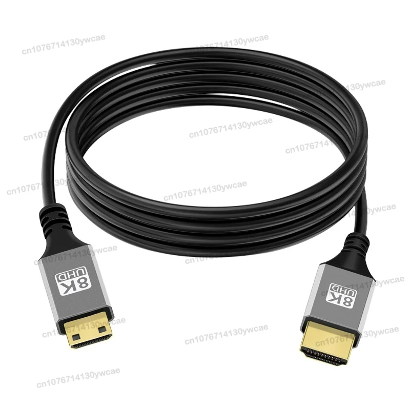 8K UHD Cable Up/Down/Left/Right Angle Mini Micro HDMI-compatible Display Thin HD Cord for Laptop PC Camera Monitor HDTV