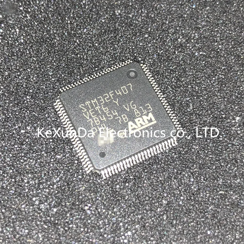 10PCS/lot STM32F407VGT6 STM32F407VET6 STM32F407VGT7 STM32F407 QFP-100 ARM IC New and Original FREE SHIPPING