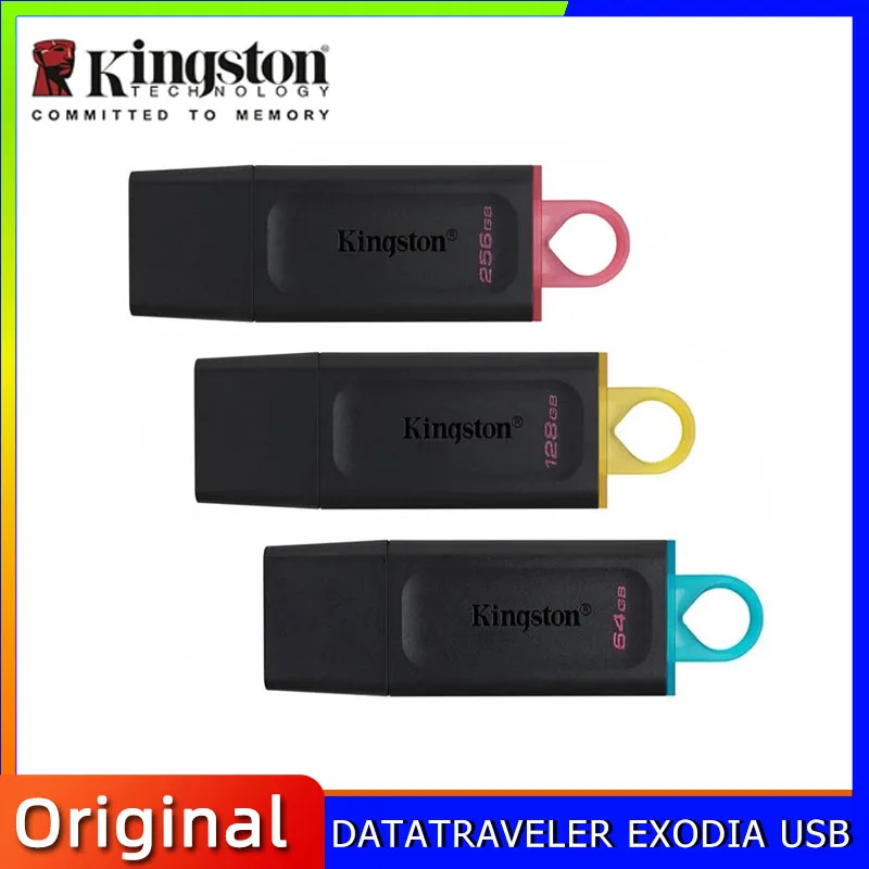 Unidad Flash USB Kingston DTX de 64 GB, 128 GB, 256 GB, USB 3.2 Gen1, Unidad de Memoria de Alta Velocidad, Memoria USB Colorida para Computadora Portátil, PC, Automóvil