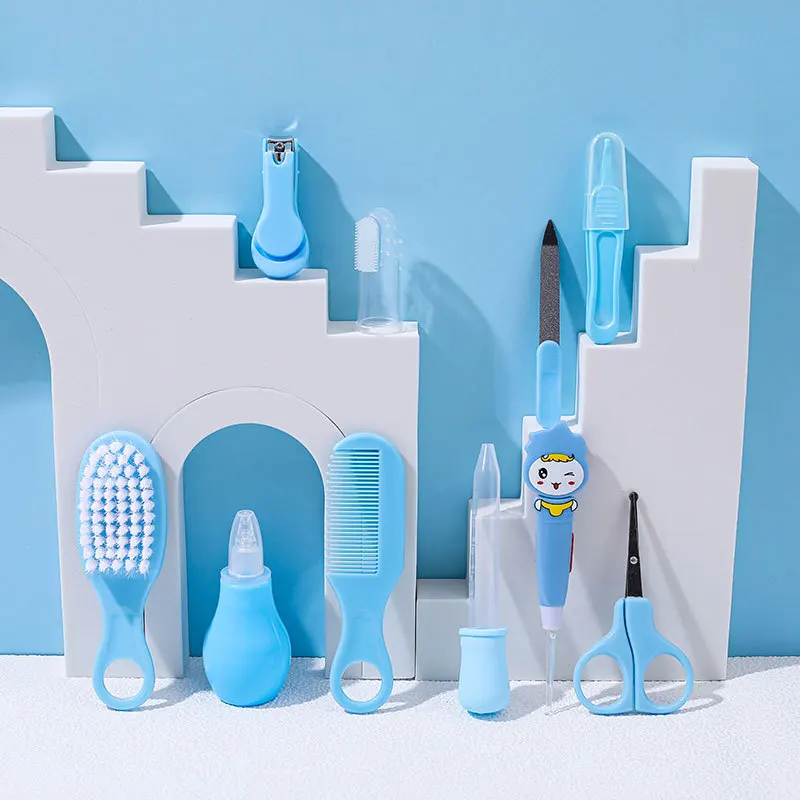 Baby Nail Care Set Ear Scoop  Nail Clipper Set  Baby Nail Polishing Comb  Brush Care