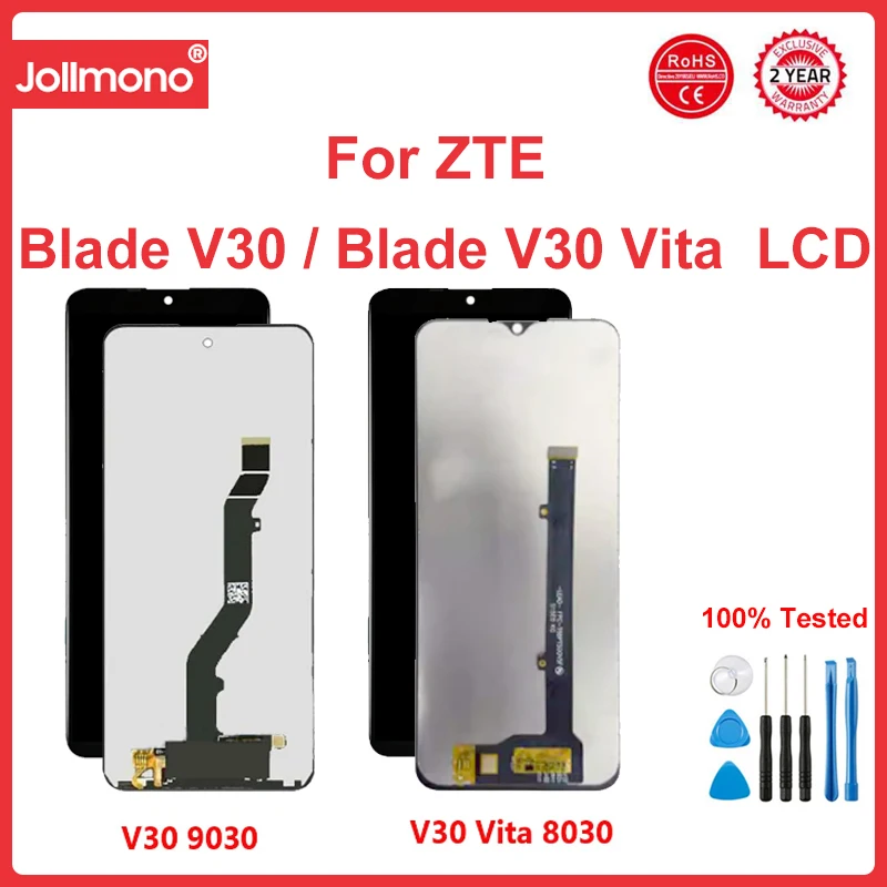 

LCD For ZTE Blade V30 Vita 8030 LCD Display Touch Screen Digitizer For LCD ZTE Blade V30 9030 lcd Screen Display