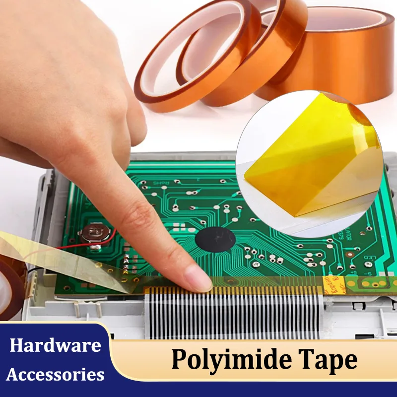 33M Electrical Tapes 3/5/8/10/12/15/20/25/30/35/40/50mm Polyimide BGA Adhesive Insulating PCB Board High Temperature Protection