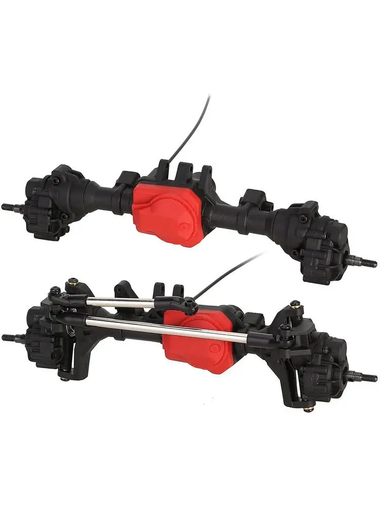RC Portaal Assen 1/10 Voor- en Achteras met T-lock Differentieel voor Traxxas TRX-4 As RC Crawler Klimmen auto Upgrades Onderdelen - afbeelding 2