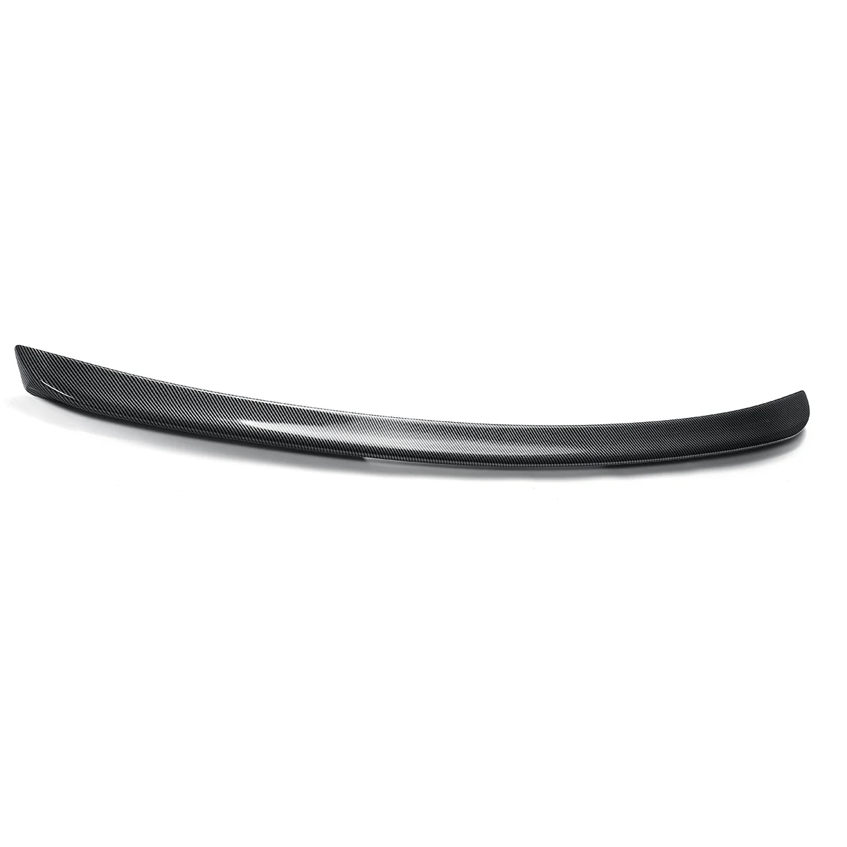 High Quality Carbon Fiber Look Car Rear Trunk Boot Lip Spoiler Wing Lid Extension For Benz W211 E Class E240 E320 E350 2003-2009