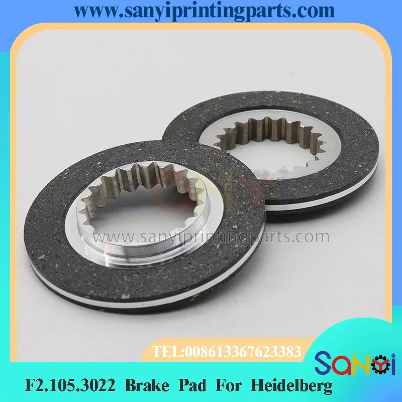 Brake Pad F2.105.3022/01 66x5mm for Heidelberg CX102 SM74 Printing Machine Brake System Spare Parts