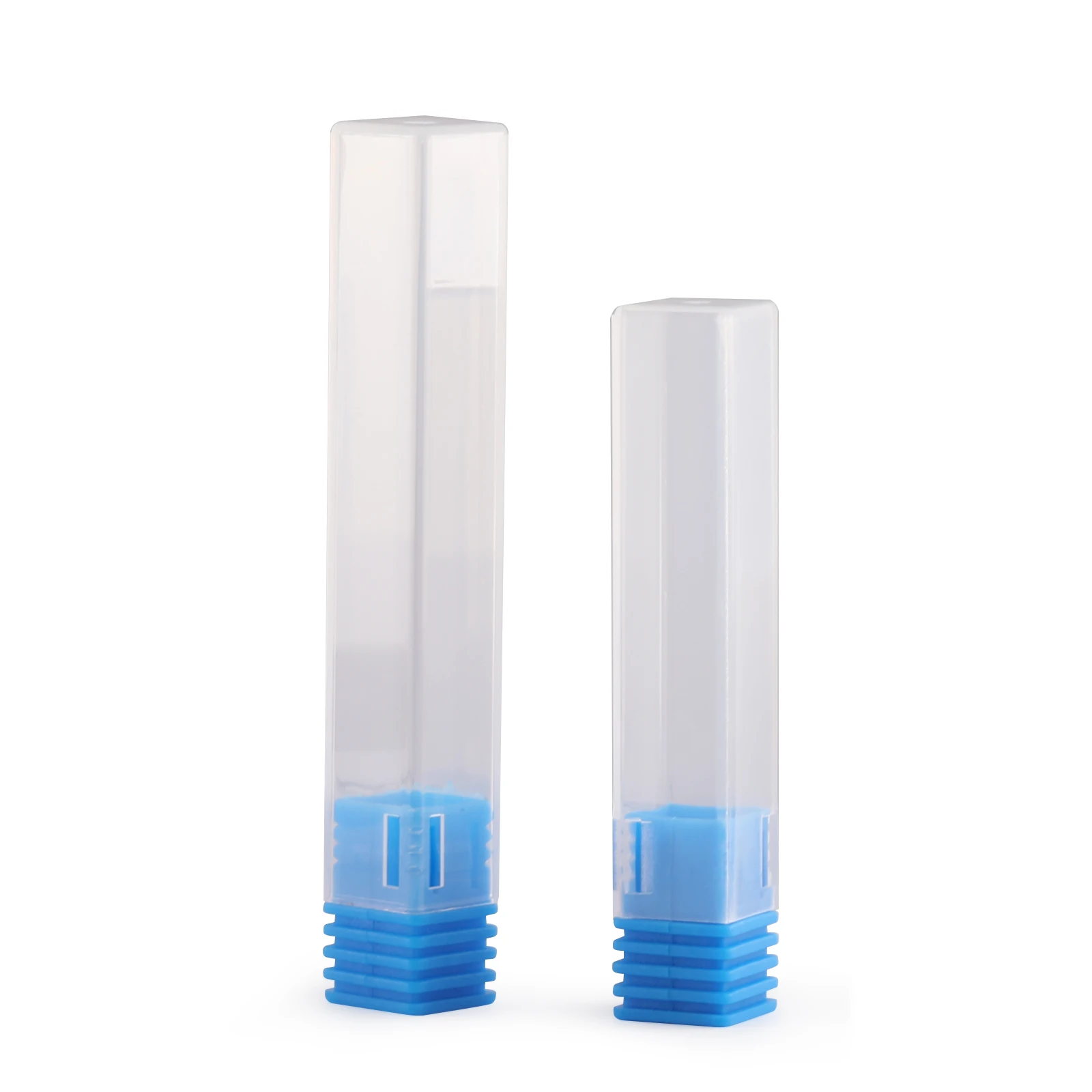 200pcs 3.175mm 4mm 6mm 8mm Router Bit Box Router Split Blue End Mill plastic Separate cutter
