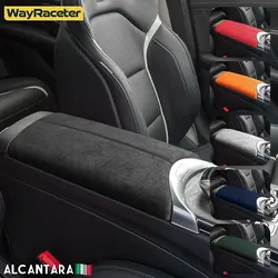 Alcantara Wrap Armrest Box Storage Panel Cover For Mercedes Benz C Class 2015- C63 AMG W205 S205 A205 C205 W206 X206 S206 V206