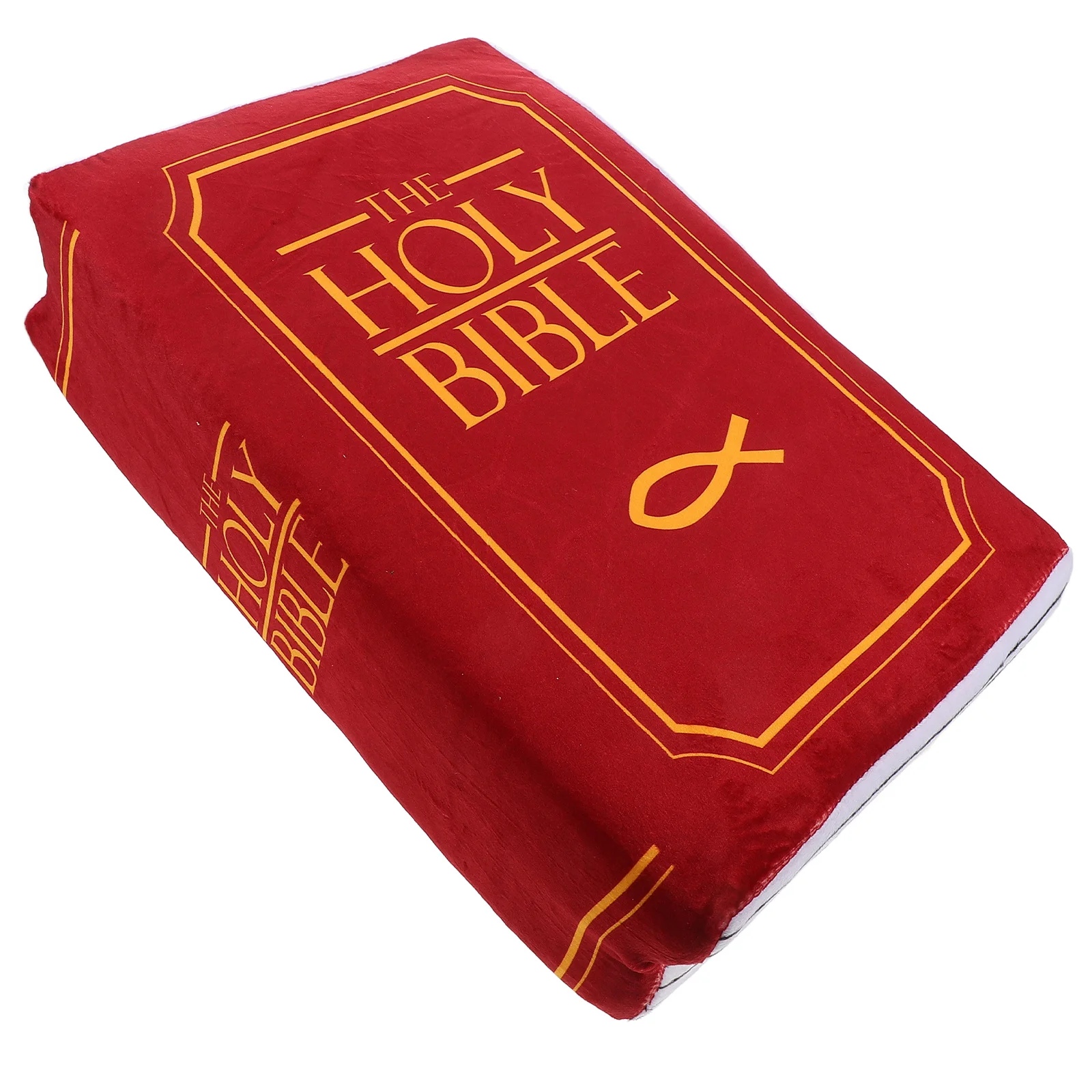 Bible Pillow Small Plush Toy Holy Soft Pillows Cushion/pillow (including Core) Cute Car Interior Book Throw Toys