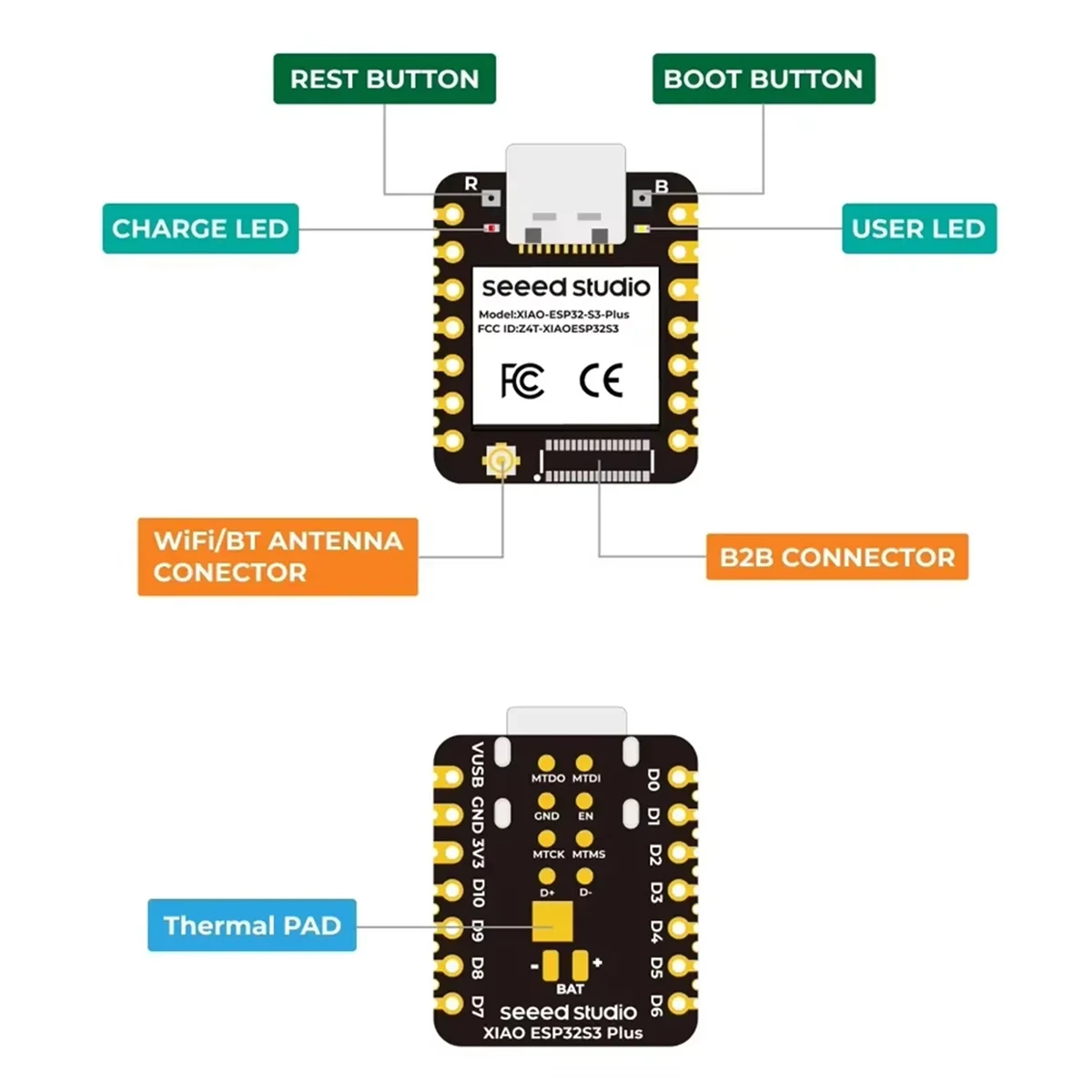New 3C- Xiao ESP32S… - image