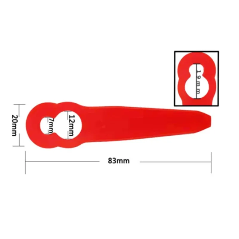 50 قطعة استبدال شفرات البلاستيك قطع الغيار ل STIHL FSA 45 FSA 57 العشب الانتهازي جزازة العشب اكسسوارات حديقة أداة أجزاء #4