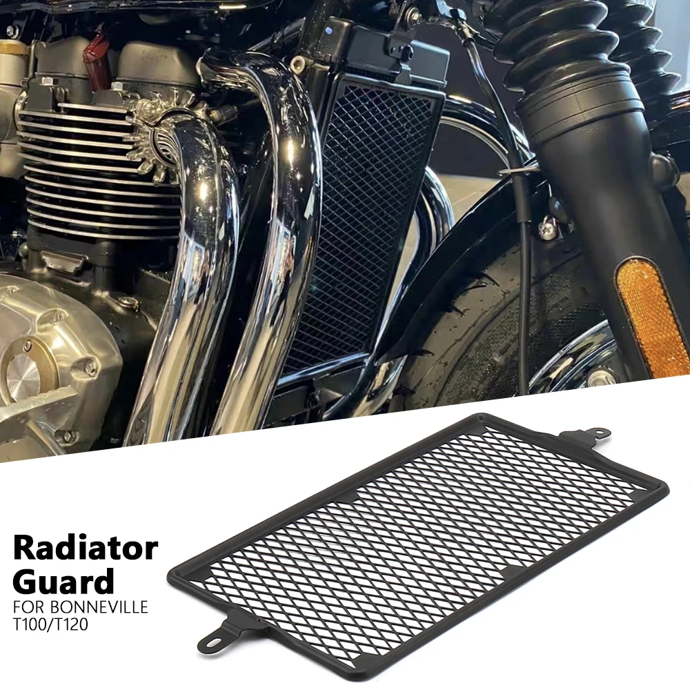 Motorcycle Radiator Guard Grille Oil Cooling Cooler Cover Protector For Bonneville T120 T100 Thruxton RS Street Twin Speed TWIN