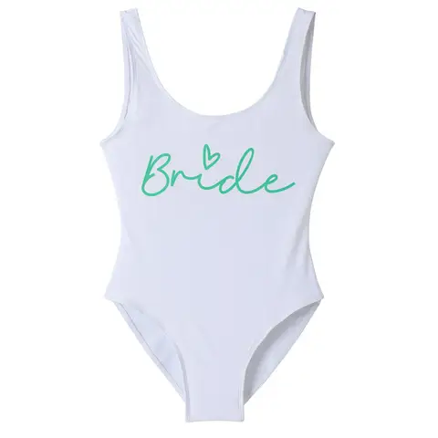 एस-3XL टीम दुल्हन वन-पीस स्विमसूट स्क्वाड महिला ब्लश पिंक स्विमवियर बैचलरेट पार्टी स्विमसूट बीचवियर बाथिंग सूट 10 best sales गुलाबी स्विमसूट महिलाओं - №6