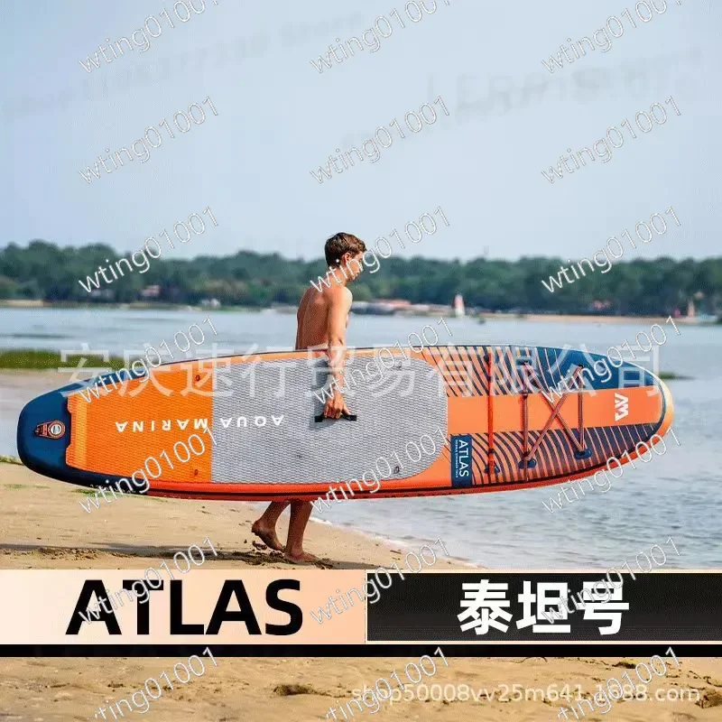for Aqua Marina 2023 ATLAS  Inflatable Paddle Board SUP Surfboard with Paste Deck Non Slip Stable Design for Adults